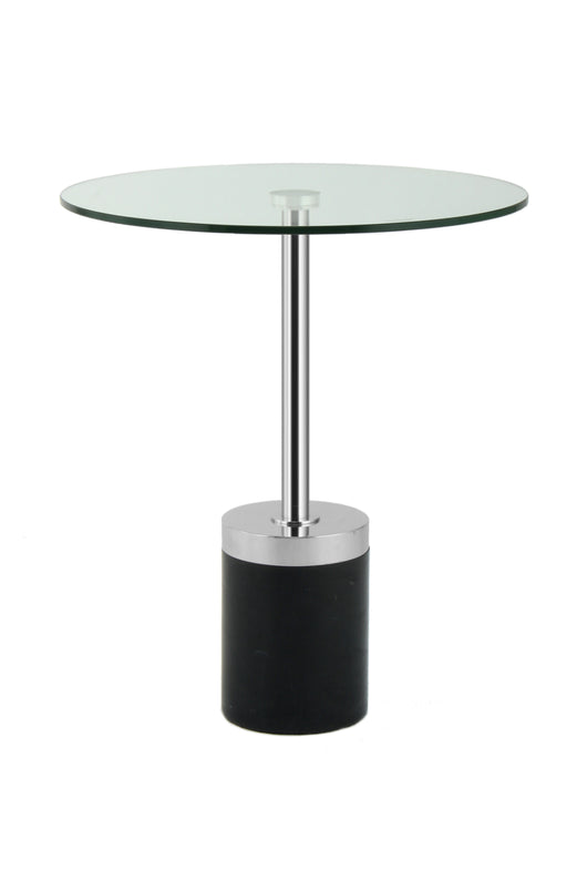 Marmor Beistelltisch Optik: Setzen Sie ein stilvolles Statement! Dieser Beistelltisch Indoor Outdoor mit edlem Marmor-Sockel ist ein Blickfang in jedem Raum und Garten.