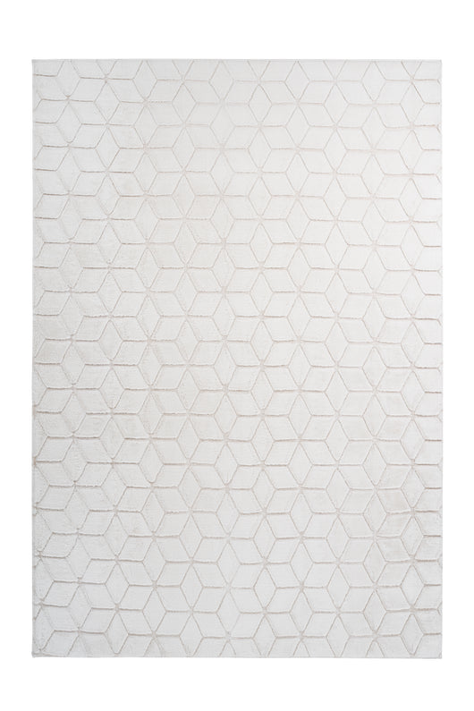 Die geometrischen Formen dieses Teppichs mit grafischem Muster in Pastellfarben bringen eine neue Lebendigkeit in Ihre Räume.