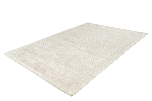 Stilvolle Eleganz für Ihr Zuhause: Mit seinem modernen Design in Beige und Silber ist dieser pflegeleichte Teppich die perfekte Ergänzung für eine harmonische Einrichtung.