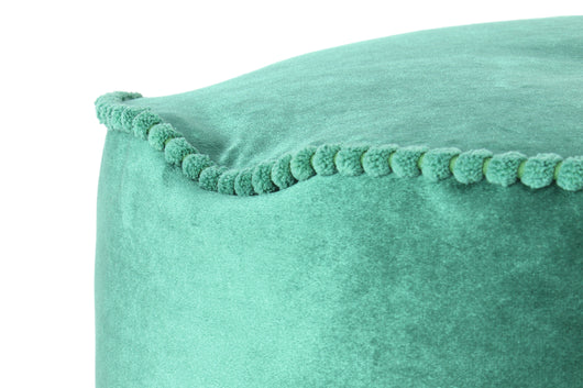 Pouf Taj Mahal Grün – Stilvoller Sitzhocker mit orientalischem Charme- Product vendor