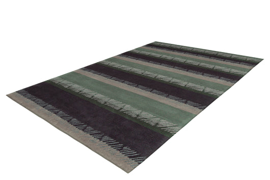 Dynamic Multi / Graugrün Teppich – Modernes Design in Handarbeit 5037*- Product vendor