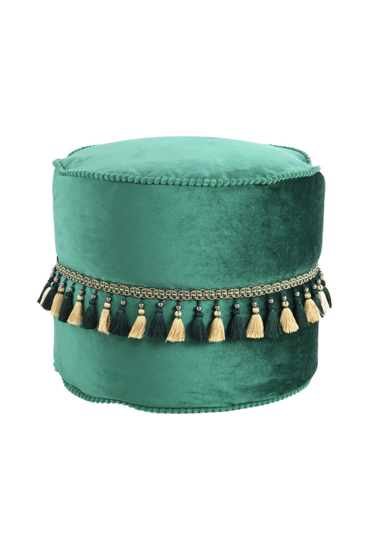 Pouf Taj Mahal Grün – Stilvoller Sitzhocker mit orientalischem Charme- Product vendor