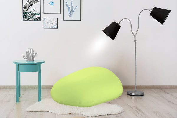 Bequemlichkeit in leuchtender Farbe: Der Sitzsack in Limonen Grün ist die perfekte Wahl, um jedem Raum einen frischen, modernen Akzent zu verleihen.