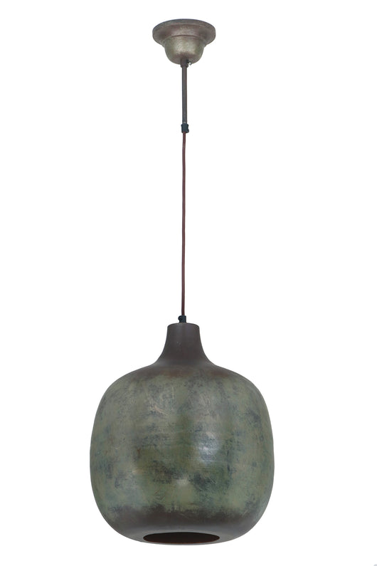 Industrial Chic trifft auf Eleganz: Diese Hängelampe in Dunkelbronze ist die ideale Wahl für Ihr modernes Interieur.