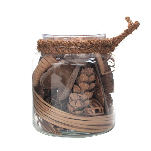 STILVOLLES DEKOGLAS: Mit den Maßen $18 \text{ cm} \times 18 \text{ cm} \times 20 \text{ cm}$ lässt sich dieses elegante Glas optimal auf Regalen oder Anrichten platzieren und setzt einen dezenten Akzent.