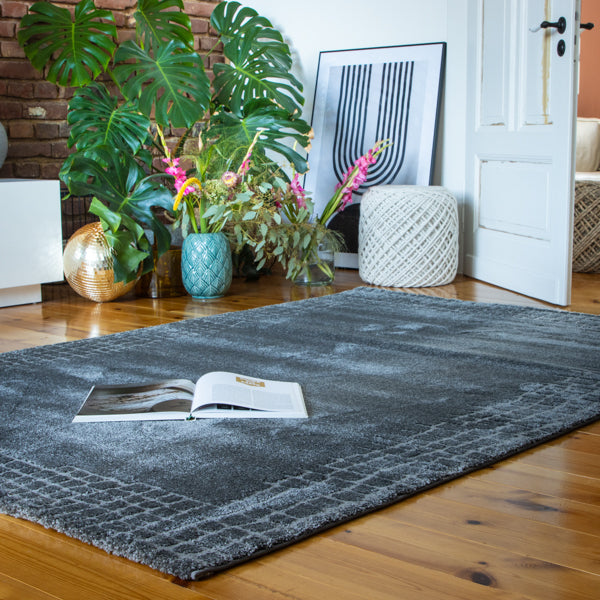 Läufer My Canyon Anthrazit – Moderner Teppich mit 3D-Effekt 972*- Product vendor
