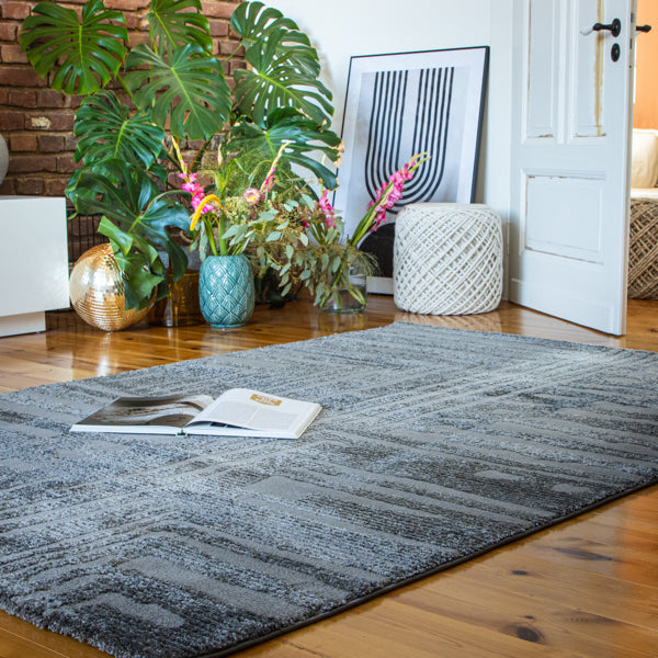 Läufer My Canyon Anthrazit – Moderner 3D-Teppich 973- Product vendor