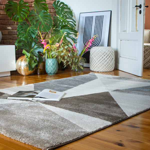 Tapis My Canyon Taupe – Design moderne avec effet 3D 974*