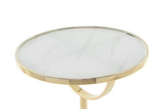 Ein moderner Couchtisch rund mit einzigartigem Gestell – der Inbegriff von Eleganz.