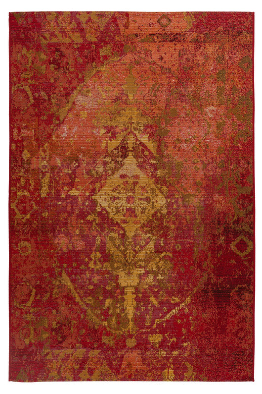 Balkonteppich Rot mit einzigartigem Design: Schaffen Sie mit dem Goliath 653 eine stilvolle Atmosphäre auf Ihrem Balkon oder Patio. Langlebig und pflegeleicht.