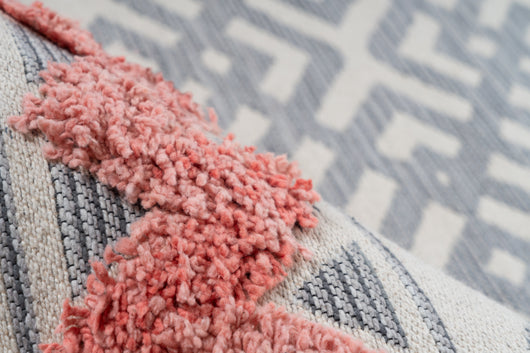 Ethno Teppich Grau / Apricot – 3D-Design für Ihr Zuhause 200*- Product vendor