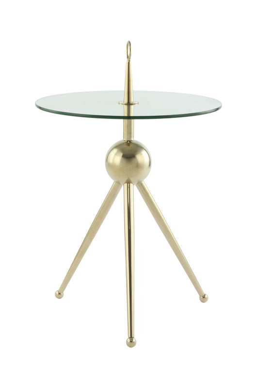 Beistelltisch Ontario 325 Gold / Klar – Eleganz und Luxus für Ihr Zuhause- Product vendor
