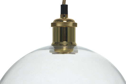 Die Glas-Hängelampe "Natalie 125" ist der perfekte Weg, um Ihren Räumen eine moderne Note zu verleihen. Der transparente Glasschirm sorgt für eine helle und klare Beleuchtung, während das schlichte Design elegant wirkt. Sie ist nicht nur funktional, sondern auch ein stilvolles Dekorationsobjekt, das in jeder Umgebung für eine angenehme Atmosphäre sorgt.
