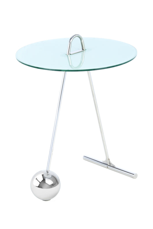 Silberner Beistelltisch modern Design: Eine glänzende Ergänzung für Ihr Interieur.