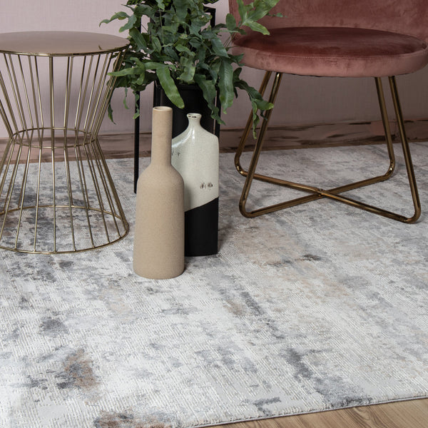 Bambusseide Teppich Gem 970 in Taupe- Product vendor
