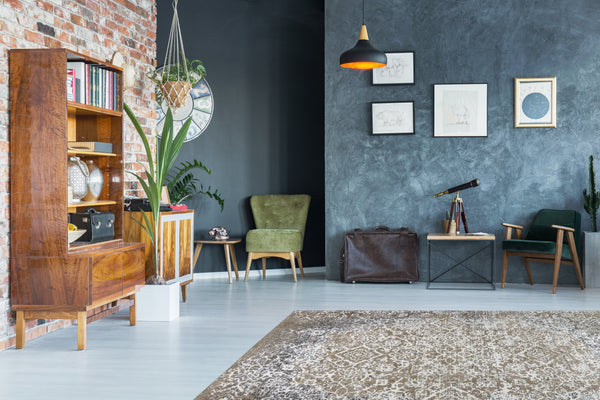 Perfekt für Ihr Wohnzimmer: Dieser Jacquard-gewebte Flachflor vereint Muster und dezente Töne in Olivgrün/Multi.