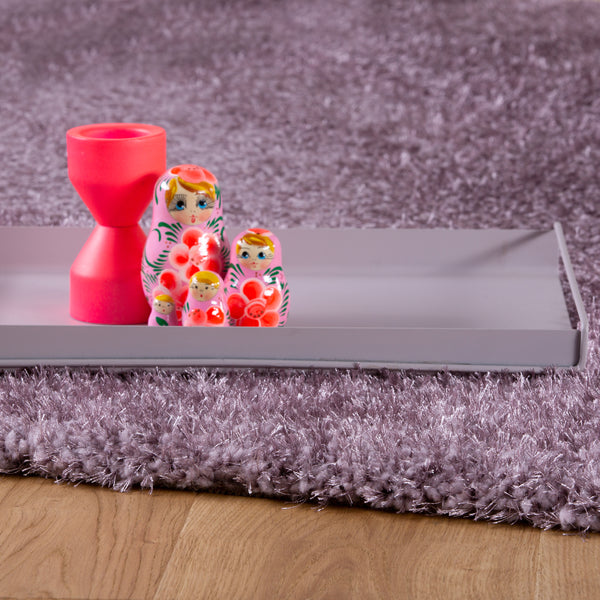 Mon tapis violet poudre Emilia 250*