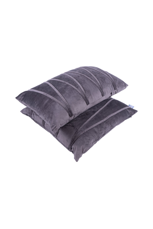 Dekokissen Paulina 125 2er-Set Graphit – Stilvolle Dekokissen im 2er-Set- Product vendor