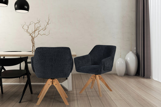 Dank seiner robusten Materialqualität und stabilen Konstruktion ist der moderner Esszimmer-Stuhl ideal für starke Beanspruchung. Er eignet sich sowohl für Familien als auch für Gästezimmer oder Wartebereiche.