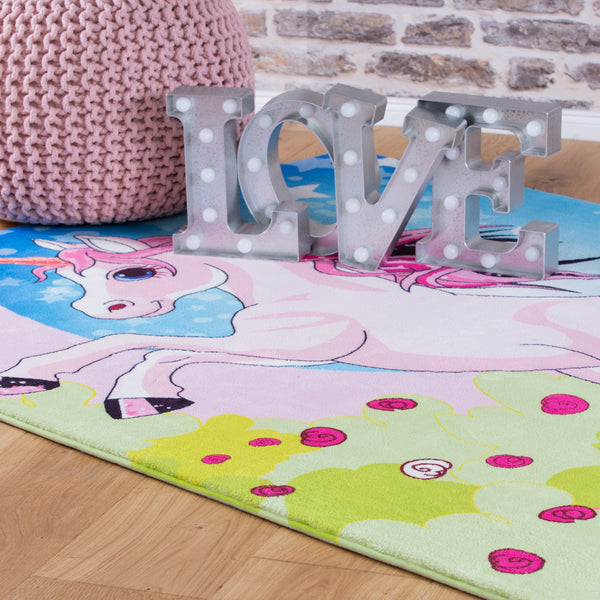 My Juno Unicorn Children's Rug – Unicorn Rug for the Children's Room 474*