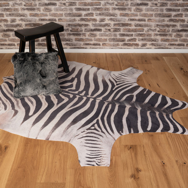 Mon tapis Toledo – Tapis photoréaliste 3D en noir et blanc 192